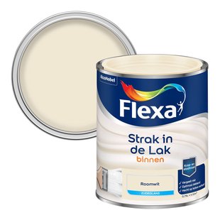 Flexa Strak In De Lak Zijdeglans Roomwit 750ml