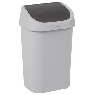 Curver Vuilnisbak Mistral Swing Recycled Pvc Lichtgrijs Antraciet 25l