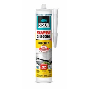 Bison Siliconenkit Super Silicone Kitchen Transparant 300ml