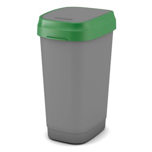 Kis Dual Swing Vuilnisbak Eco Groen 50l