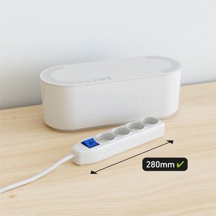 D-line Kabelopbergdoos Wit