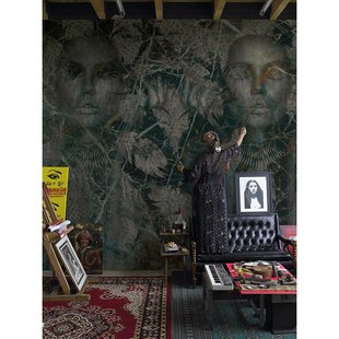 Fotobehang Vanilla Lime 14349 - Antraciet - Groen - 2,70m X 450cm