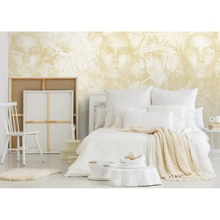 Fotobehang Vanilla Lime 14351 - Wit - Goud - 2,70m X 450cm