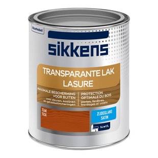 Sikkens Buitenlak Zijdeglans Transparant Teak 750ml