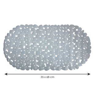 Msv Antislipmat Galets - Grijs - 36x69cm