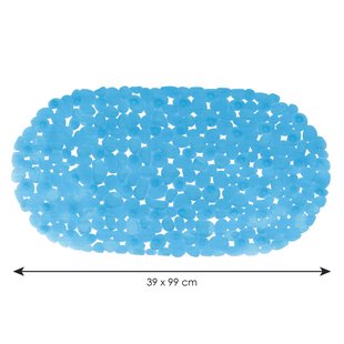 Msv Antislipmat Galets - Blauw - 39x99cm