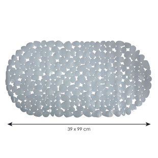 Msv Antislipmat Galets - Grijs - 39x99cm