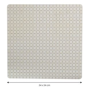 Msv Antislipmat Quadro - Wit - 54x54cm