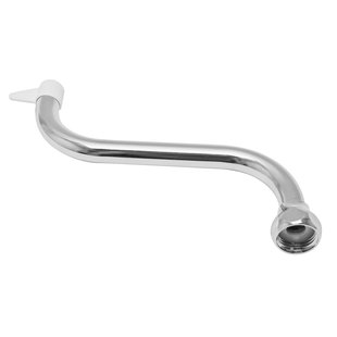 Sanivesk Onderuitloop Voor Geiser 17cm Chroom