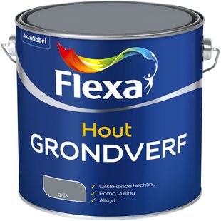 Flexa Grondverf - Binnen En Buiten - Grijs - 2,5l