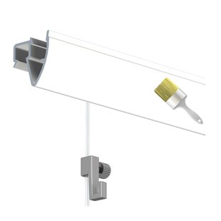 Duraline Phs Up Rail Compleet Wit Primer 200cm