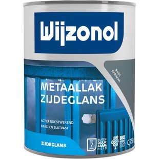Wijzonol Metaallak Zijdeglans 9121 Antraciet 750ml