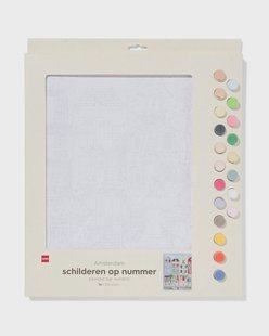 HEMA Schilderen op nummer 30x40cm Amsterdam