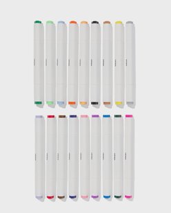 HEMA Twinmarkers waterbasis - 18 stuks