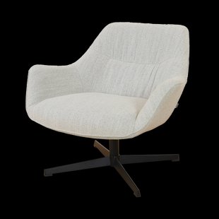 Jilou draaibare fauteuil beige melange