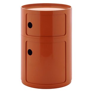 Kartell Componibili New Big Kast Nachtkastje&Oslash;42 (2 Comp.) Oranje