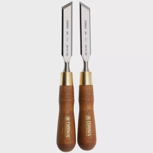 Narex Wood Line Plus Skew Chisel Set 851670, schuine beitelset 20 mm 30°, 2-delig