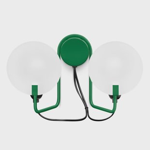 Bugia LED wandlamp, groen, 2-lamps Stilnovo - Woonkamer - Designer - Metaal - Meerdere lampen