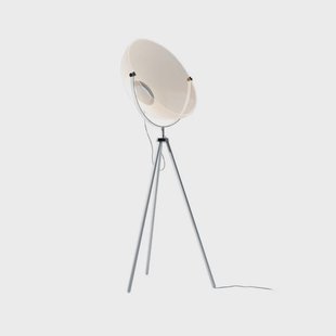 Demi Moon LED vloerlamp, wit, hoogte 196 cm Stilnovo - Woonkamer - Designer - Aluminium - Driebeen