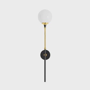 Galassia wandlamp, breedte 14 cm, goudkleurig Stilnovo - Woonkamer - Designer - Messing - 1 lamp