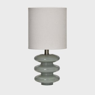 Step S tafellamp lichtblauw katoen glas House Doctor - Woonkamer - Scandinavisch - Stof - 1 lamp