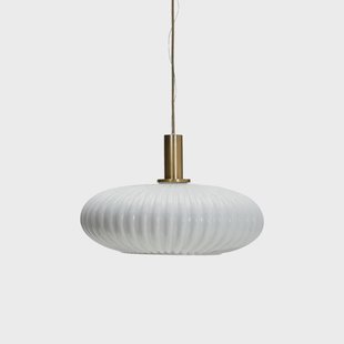 Fort hanglamp wit messing glas Ø 42 cm House Doctor - Woonkamer - Modern - 1 lamp