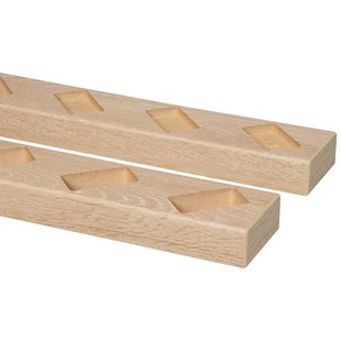 Cando Decowall Roomdivider Vloer- En Plafondprofielset - Natuur Eiken - Schuin