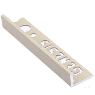 Genesis Hoekprofiel - Aluminium Zandsteenlook - 10x10mm 2,5m