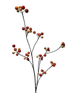 Kunstbloem Mini Appel - Rood - 115 cm