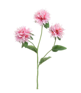 Kunstbloem Monarda - Creme Roze - 67 cm
