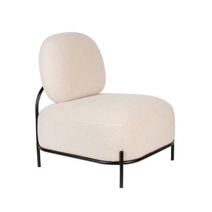 Puur - Tamara fauteuil teddy - ivoor