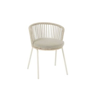 J-Line stoel Toa - metaal|touw - grijs