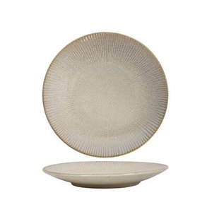 Cookinglife Ontbijtborden Coastal Lines Ocean Beige ø 21 cm - 6 Stuks