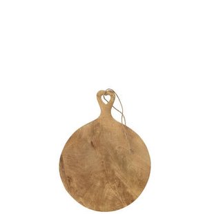 J-Line snijplank Rond Hart - hout - small