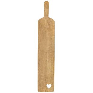 J-Line snijplank Rechthoek Hart - hout - large