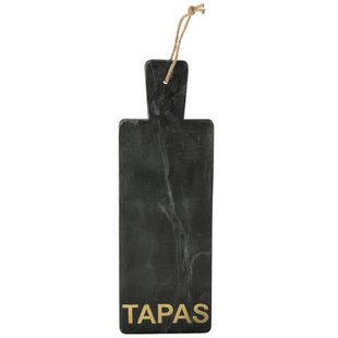 J-Line kaasplank - zwart|goud - large