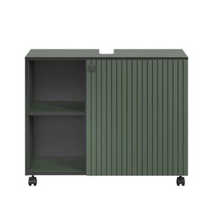 Calicosy - Onderkast met wielen, 1 deur en 2 open PUREBLISS - H64 cm -