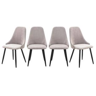 Calicosy - MANI Set van 4 stoelen in stof - H91 cm -