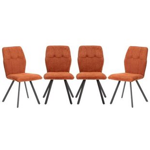 Calicosy - MERY Set van 4 stoelen in stof - H48 cm -