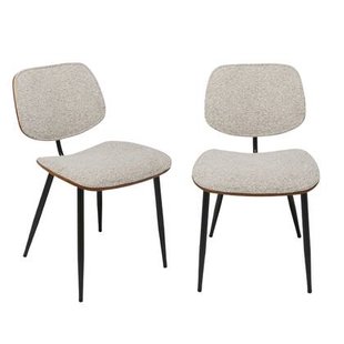 Calicosy - Set van 2 stoelen OLYMPIA - B76,5 cm - Beige