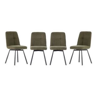 Calicosy - Set van 4 draaistoelen IONA - H85,5 cm - Groen
