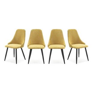 Calicosy - MANI Set van 4 stoelen in stof - H91 cm -