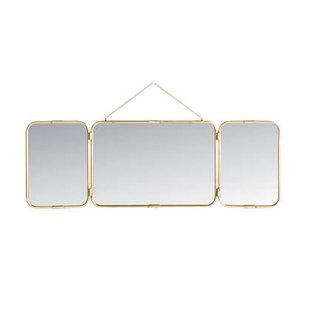 Signature - Spiegel van Barbier Drieluik - H40 cm - Goud