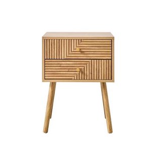 Calicosy - Nachtkastje 2 lades L45 cm - EDEN - Licht hout