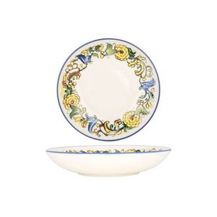 Bonna Diep bord - Albufera - Porselein - 23 cm (1000cc) - set van 6