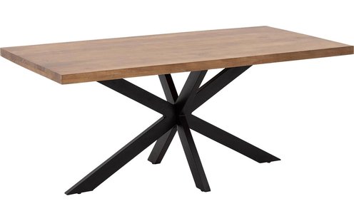 Goossens Basic Eettafel Lecce, Rechthoekig 180 x 90 cm