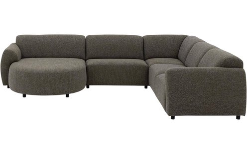 Goossens Bank Benk groen, stof, 2,5-zits,