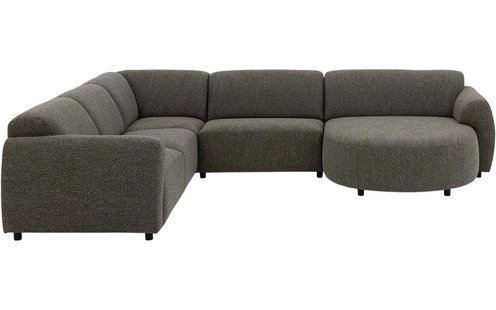 Goossens Bank Benk groen, stof, 2,5-zits,