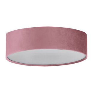 Searchlight Drum Plafondlamp 2-lichts - Pink Velvet