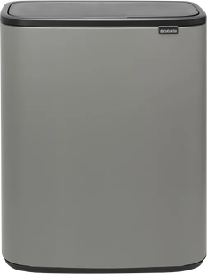 Brabantia Bo Touch Bin 2 x 30 Liter Mineral Concrete Grey